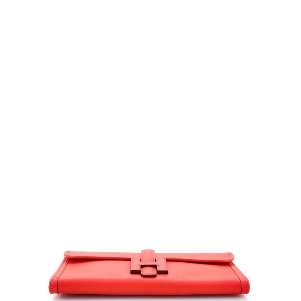 Hermes Jige Elan Clutch Swift 29 Red - Picture 4 of 6